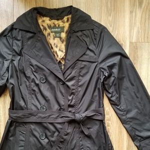 Eddie Bauer Rain Coat/Jacket Lightweight Trench